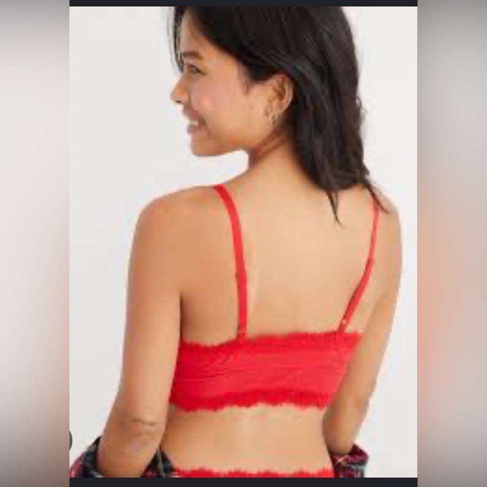 aerie Longline Eyelash Trim Bralette - Picture 5 of 8